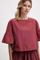 Weekend Max Mara bluzka damska bordowy 2615111152600