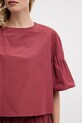 Weekend Max Mara bluzka damska 2615111152600 bordowy