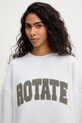 Rotate bluza bawełniana szary 1158341473