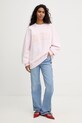 Rotate bluza bawełniana 1153161809 różowy SS26