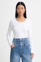 MUNTHE longsleeve GRACE uni alb 247112324769