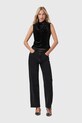 AllSaints bluzka W012PZ czarny