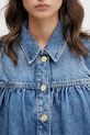 GANNI bluzka jeansowa niebieski A1040047