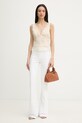 Pinko top za žene od lana 106571.A374 bež SS26