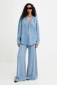 Pinko bluzka jeansowa 105785.A33C niebieski SS26
