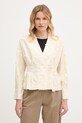 Hoss Intropia giacca da donna in cotone beige 6283165