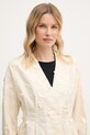 Hoss Intropia giacca da donna in cotone beige 6283165