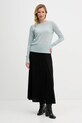 Joop! sweter kaszmirowy 30100457 turkusowy SS26