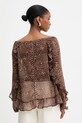 Odzież Morgan bluzka OWAY.F brązowy