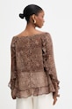 Odzież Morgan bluzka OWAY.F brązowy