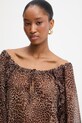 Morgan bluzka brązowy OWAY.F