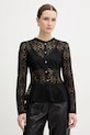 Morgan bluzka z elastanem czarny TMARCUS