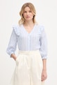 Mos Mosh сорочка жіноча бавовняна Debby блакитний 177110