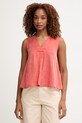 Marella blúzka s ramienkami dámska z lyocellu Emme by Marella ružová 2615161182200
