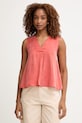 Marella blúzka s ramienkami dámska z lyocellu Emme by Marella ružová 2615161182200