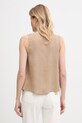 Oblečenie Marella blúzka s ramienkami dámska z lyocellu Emme by Marella 2615161182200 béžová