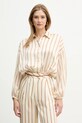 Simona Corsellini koszula casual beżowy P26CPCA00601