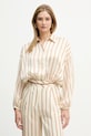 Simona Corsellini koszula casual beżowy P26CPCA00601