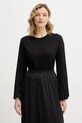 Twinset longsleeve bawełniany bawełna czarny 261LB2HCC
