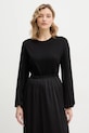 Twinset longsleeve bawełniany bawełna czarny 261LB2HCC