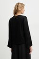 Odzież Twinset longsleeve bawełniany 261LB2HCC czarny