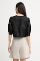 Îmbrăcăminte Twinset bluză pentru femei, cu in 261TT2120 negru