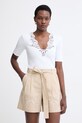 Twinset T-shirt γυναικείο βαμβακερό λευκό 261TT2361
