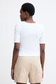 Ρούχα Twinset T-shirt γυναικείο βαμβακερό 261TT2361 λευκό