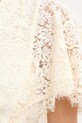 Twinset bluza s volanima ženska s čipkom 261TT2313 bež