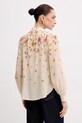 Odzież Luisa Spagnoli koszula damska jedwabna Bria 543220 beżowy