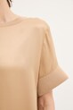 Sisley bluzka damska z wiskozy 52BZLQ0AN beżowy