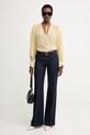 Pinko bluzka damska z wiskozą 106846.A3B2 żółty SS26