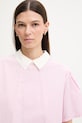 Marc O'Polo bluzka koszulowa damska bawełniana różowy 5000008159