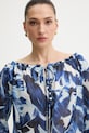 Guess španielska blúzka dámska ORSOLA modrá W6GH26.W1842