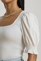 Lauren Ralph Lauren bluzka damska bawełniana biały 200P09102