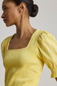 Lauren Ralph Lauren bluzka damska bawełniana żółty 200P09102