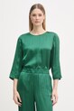 Marc Aurel bluzka damska z wiskozą zielony 5321A11098
