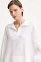 Armani Exchange camicia da donna in lino bianco XW001756.AF21532