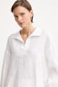 Armani Exchange camicia da donna in lino bianco XW001756.AF21532