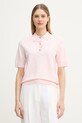 Joop! polo swetrowe damskie z wiskozą różowy 30101736