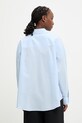 Одяг HUGO сорочка жіноча бавовняна East 50559131 блакитний