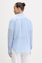 Odzież HUGO koszula damska z wiskozy 50566750 niebieski