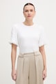 Dkny t-shirt z elastanem biały P6BH7ENV