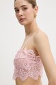Bardot bluzka damska koronkowa różowy 60295TB