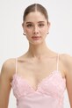Bardot bluzka na ramiączkach damska różowy 60383TB