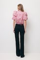 Odzież Bizuu bluzka bawełniana CASSANDRA CASSANDRA.MULTIKOLOR różowy
