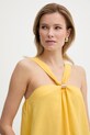 Morgan bluzka halter damska żółty OGALAN