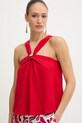 Morgan bluzka halter damska czerwony OGALAN