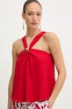 Morgan bluzka halter damska czerwony OGALAN