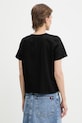 Odzież Morgan t-shirt damski z bawełną DANNY czarny